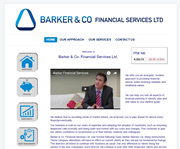 Website design: Barker & Co. Financial Services Ltd.
