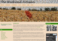 Website design: The Weekend Artisan