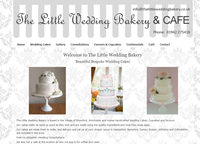 Website design: The Little Wedding Bakery, Winchester